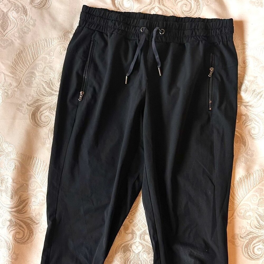 Champion Polyester Black Sweats (Size S)